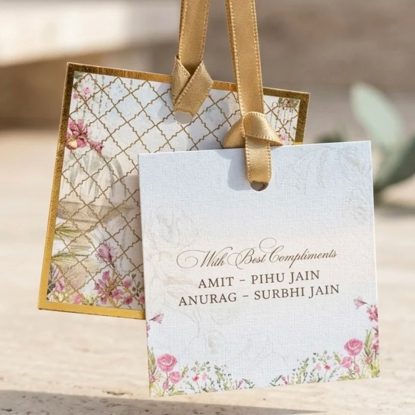 Sky Blue Paradise Hanging Gift Tag