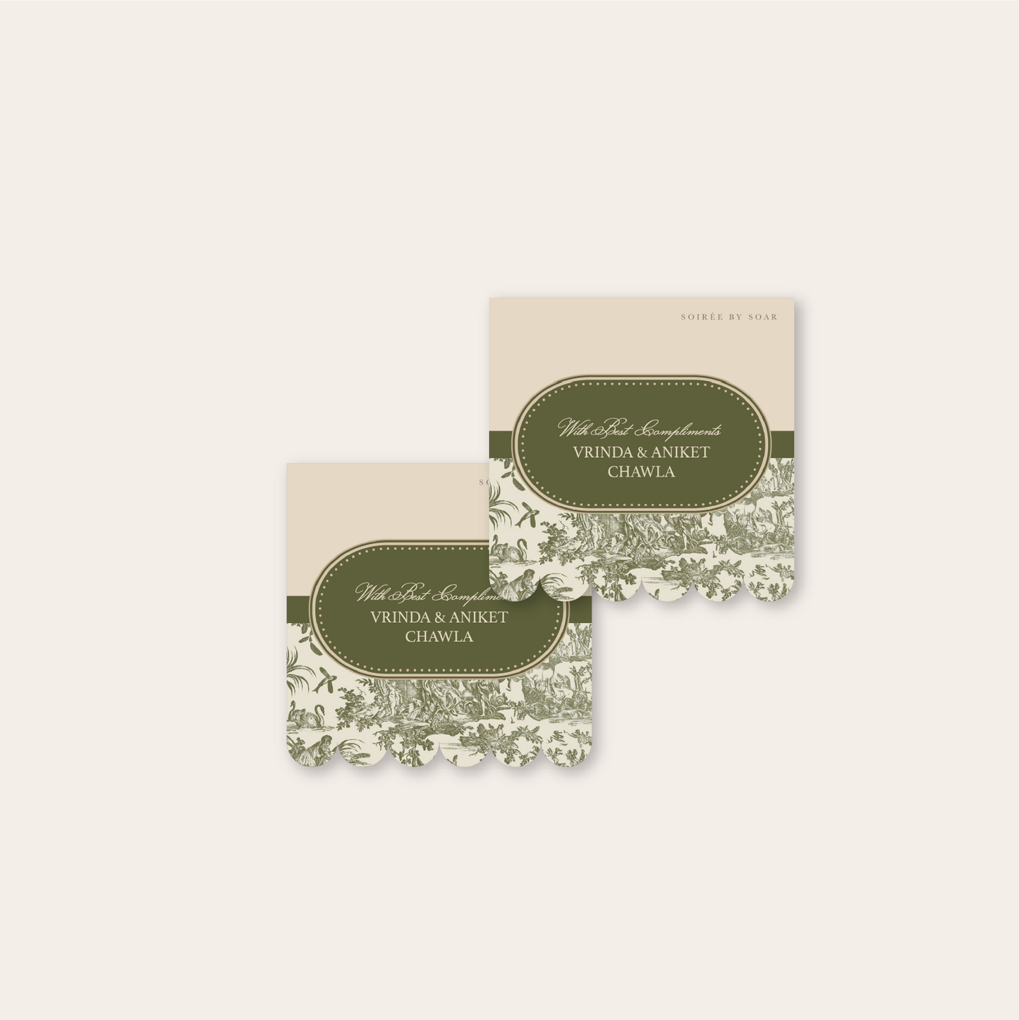 Coco Olive Single Sided Gift Tag