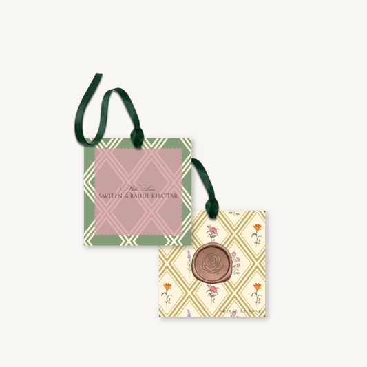 Versailles Pink Hanging Gift Tag