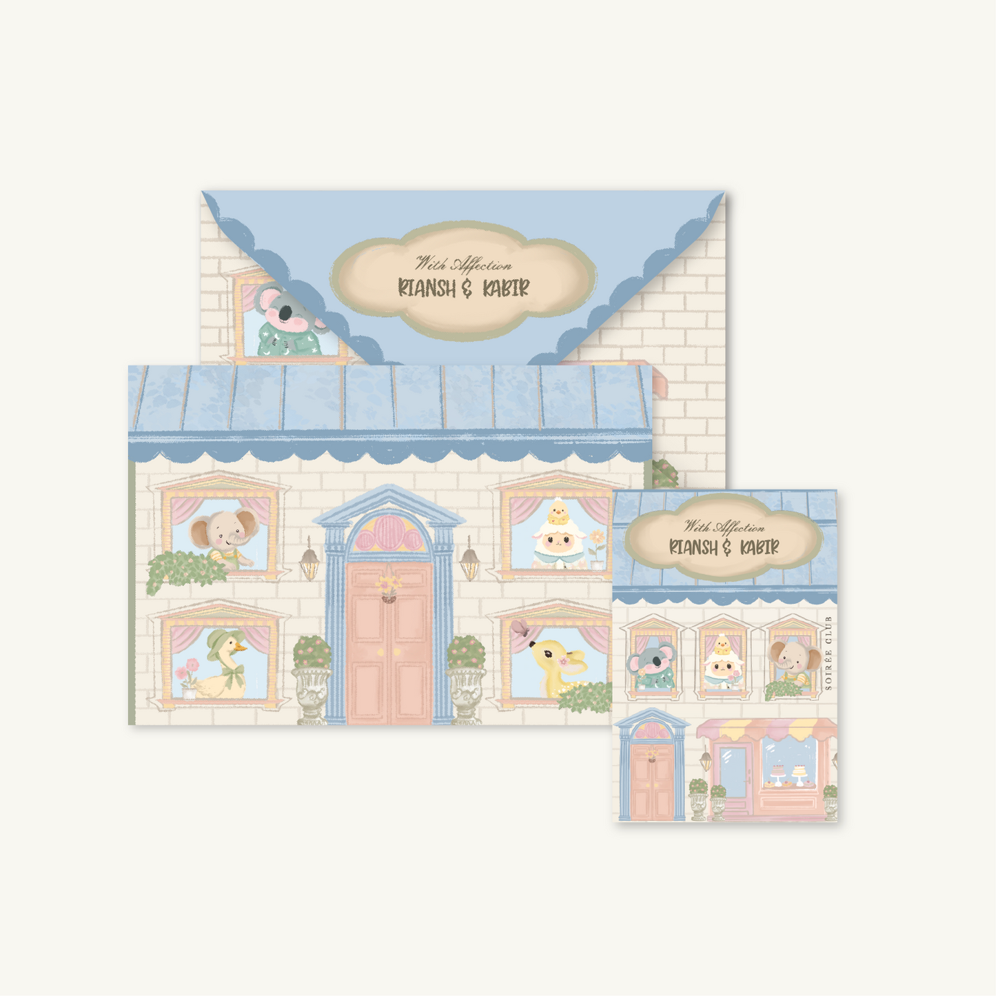 Cuddle Cottage Blue Junior Set