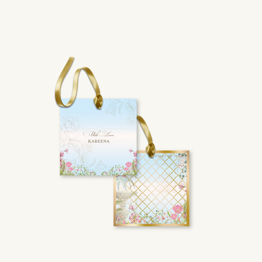 Sky Blue Paradise Hanging Gift Tag