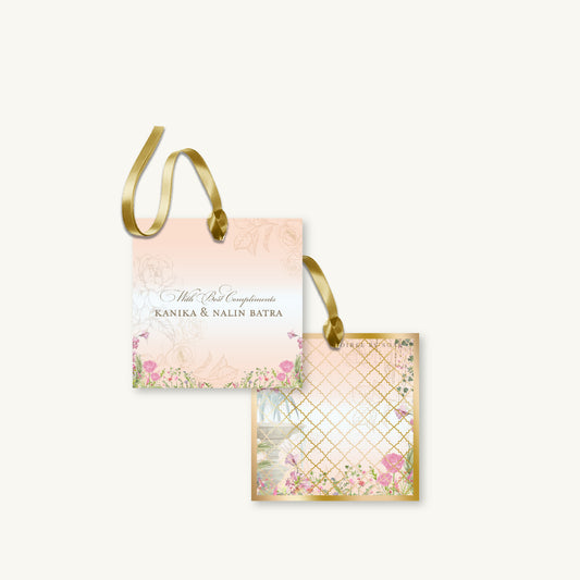 Peach Paradise Hanging Gift Tag