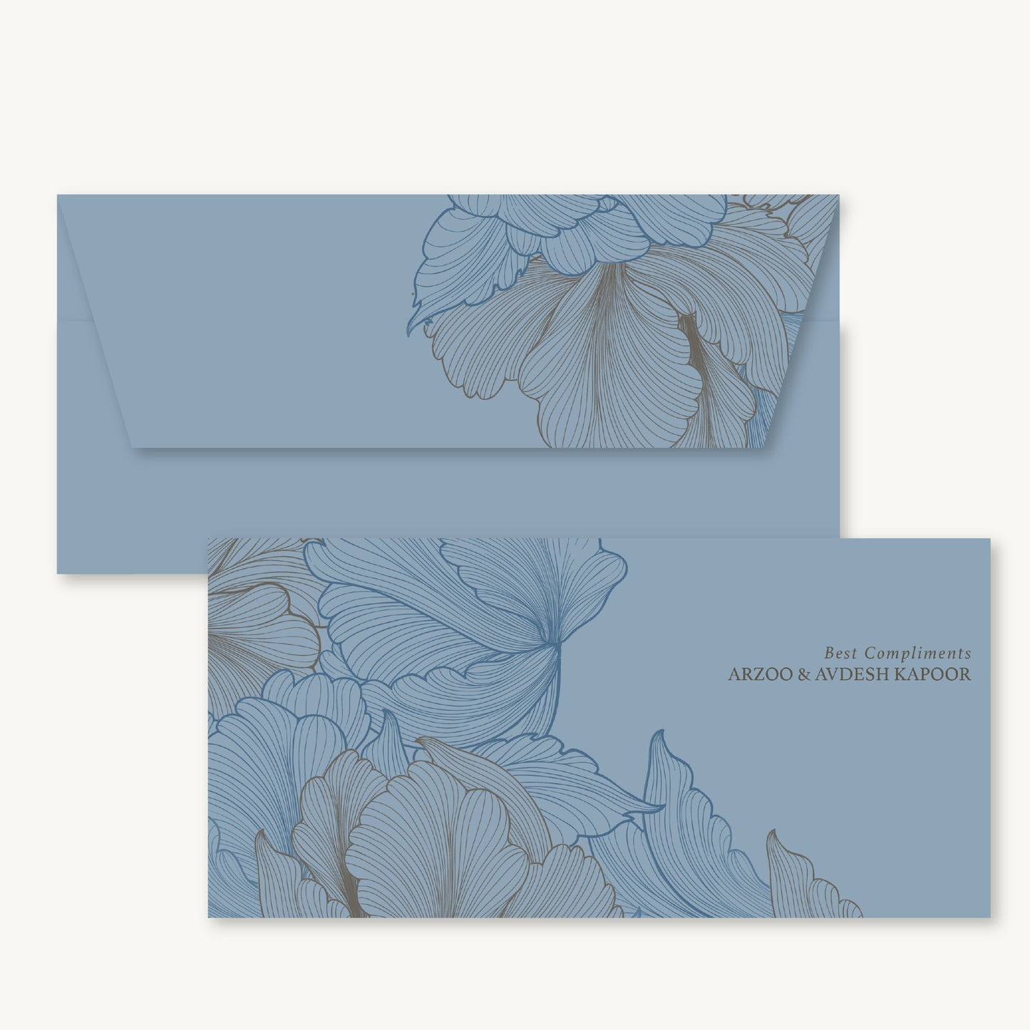 Ice Blue Sauvage Money Envelopes
