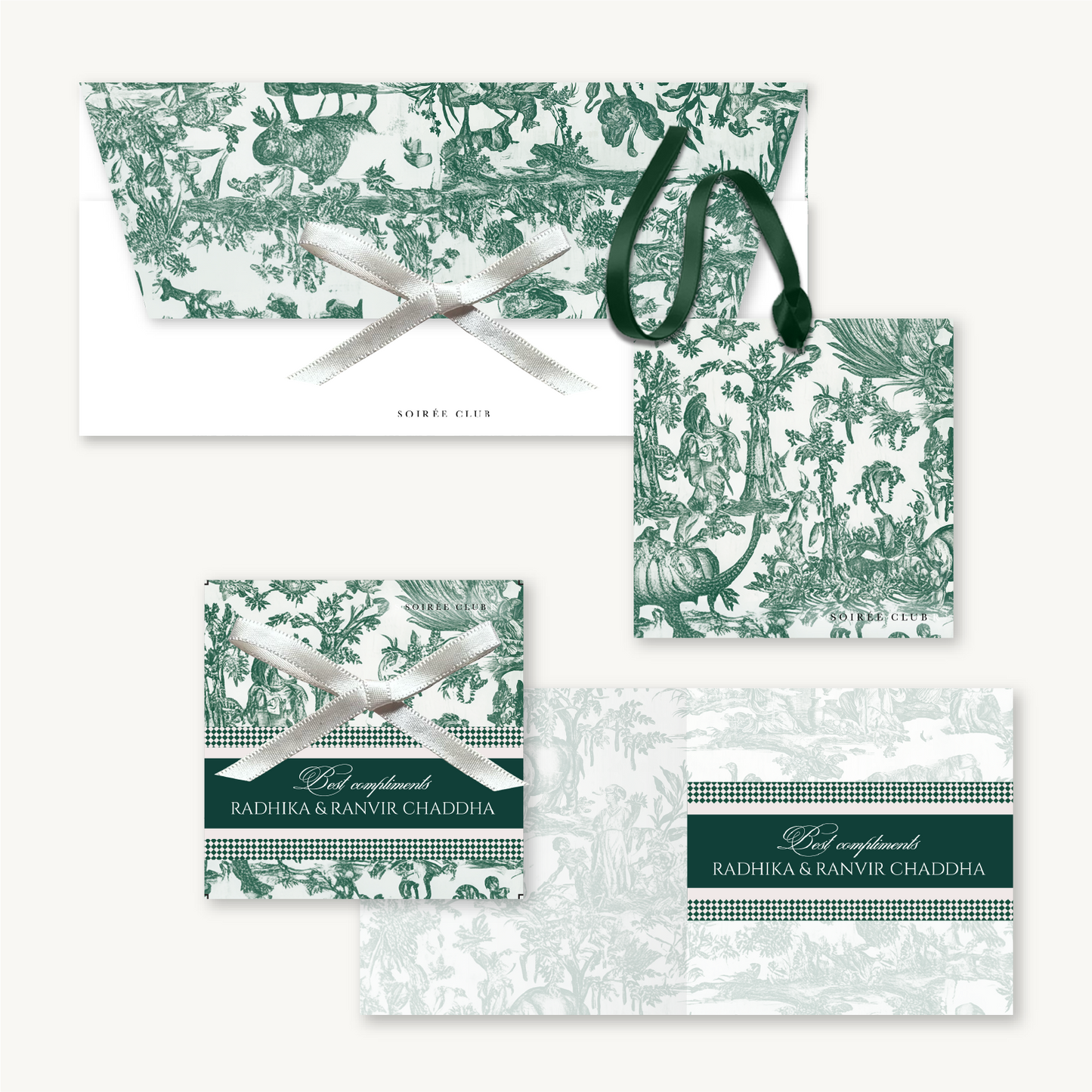 Bottle Green Serena Signature Set