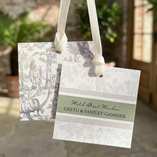 Green Serena Hanging Gift Tags