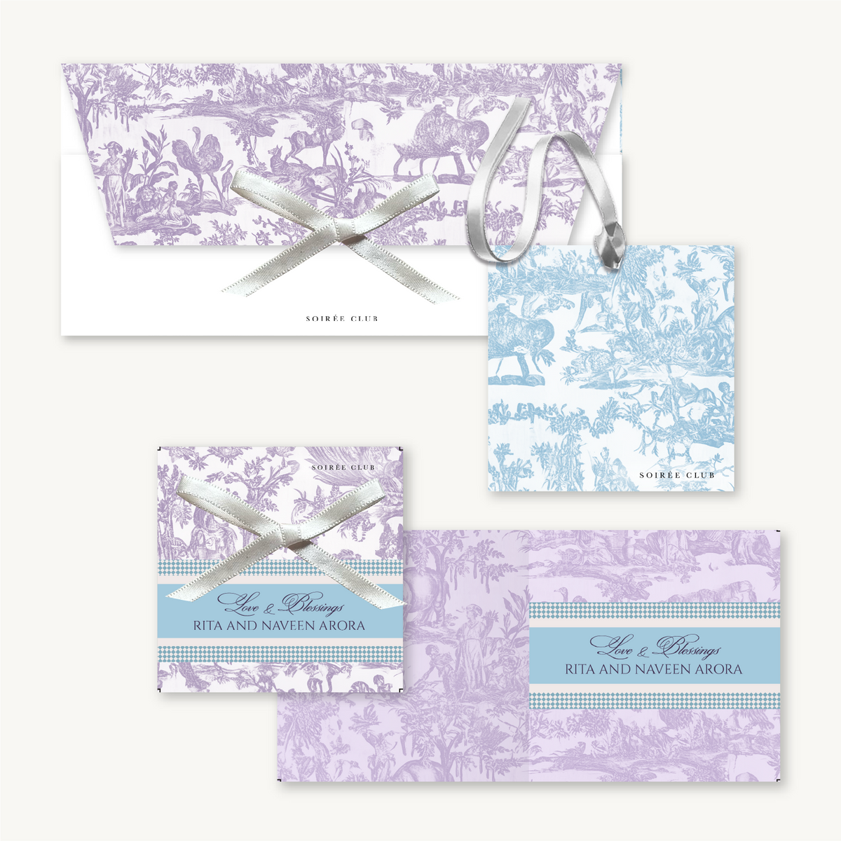 Lilac and Blue two-tone Serena Signature Set