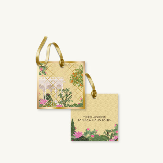 Butter Yellow Spring Hanging Gift Tag