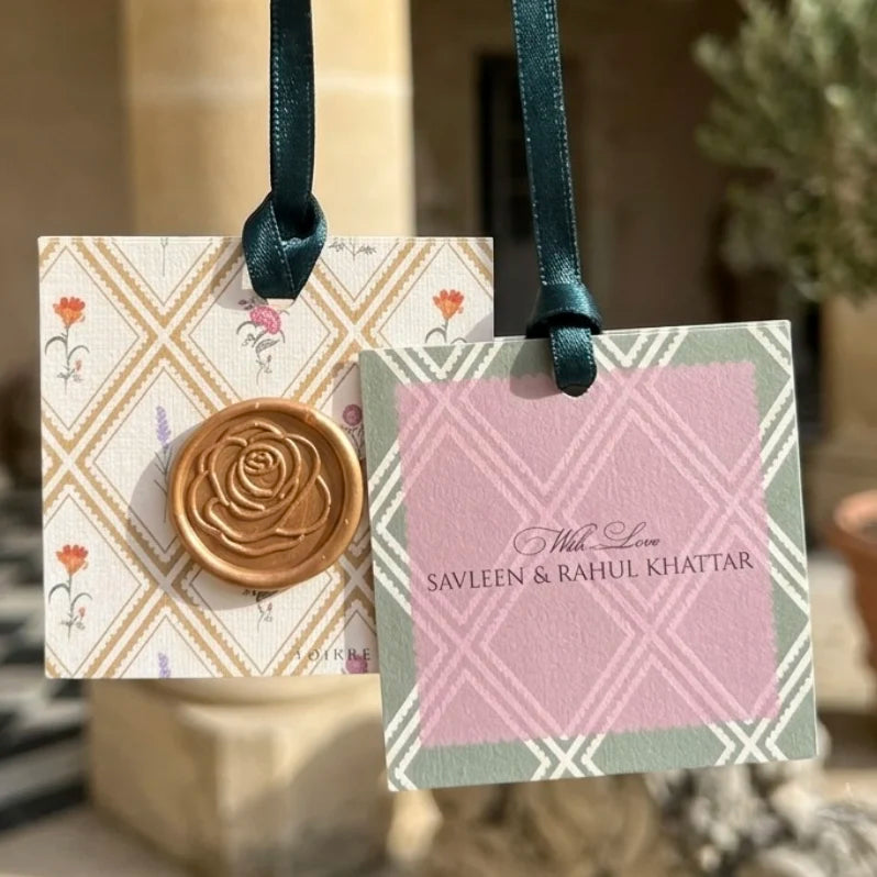 Versailles Pink Hanging Gift Tag