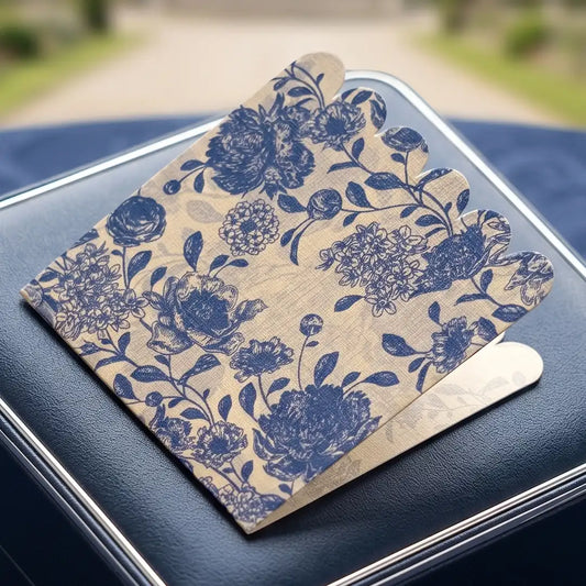 Blue Bloom Folded Gift Cards
