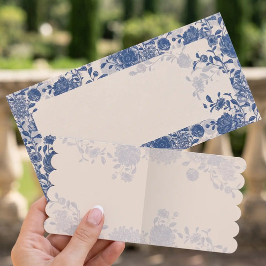 Blue Bloom Mini Keepsake Combo Plain (No name)
