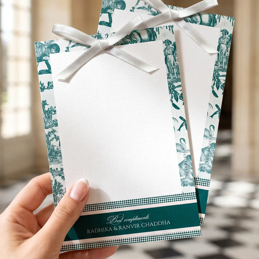 Bottle Green Serena Note Cards