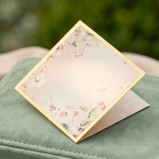 Pink Bouquet Folded Gift Cards