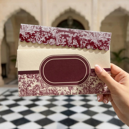 Coco Merlot Money Envelopes - Set of 10 Plain (No name)