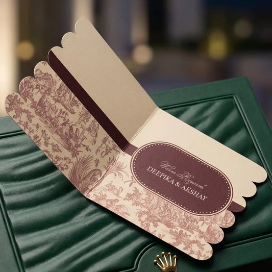 Coco Merlot Folded Gift Cards