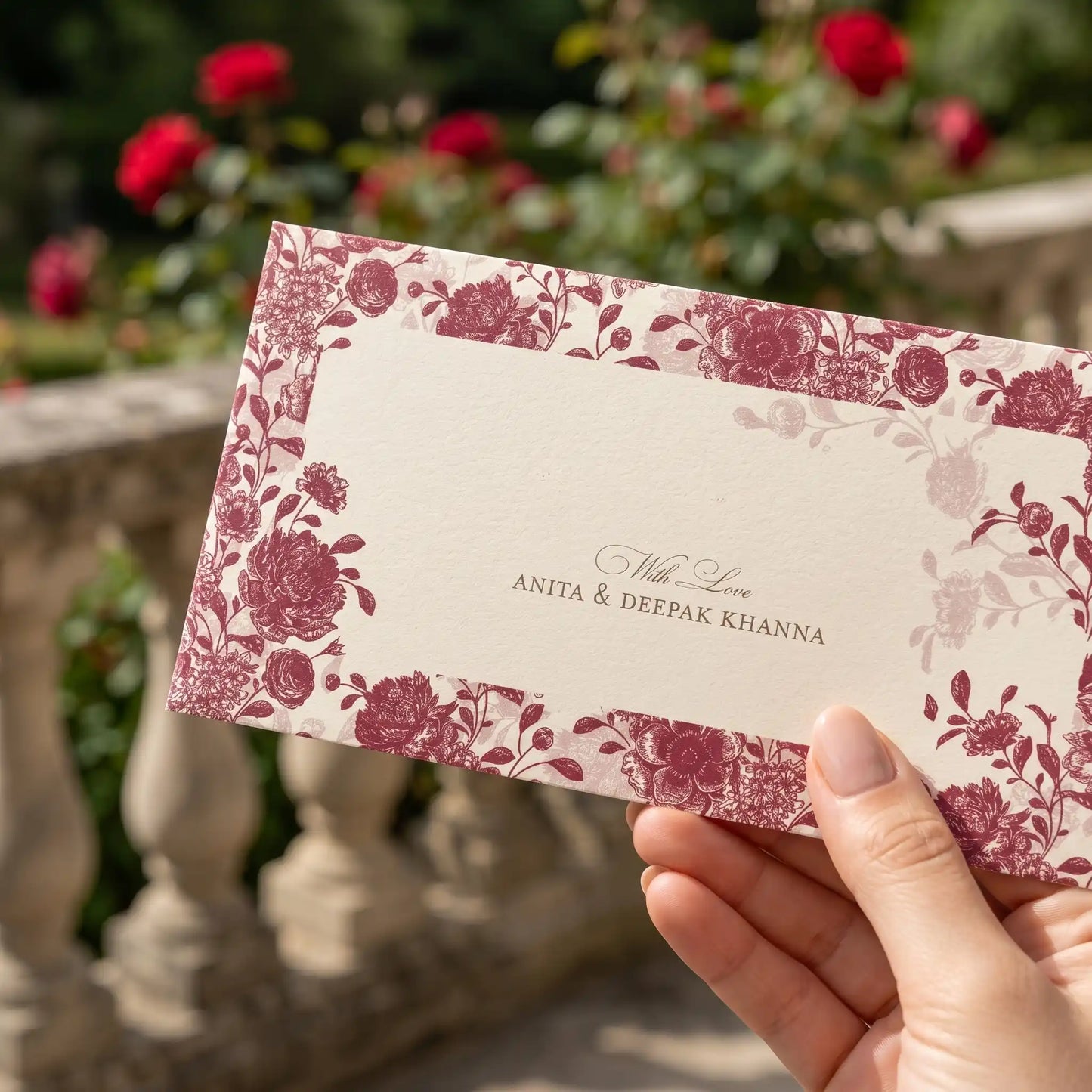 Red Bloom Money Envelopes