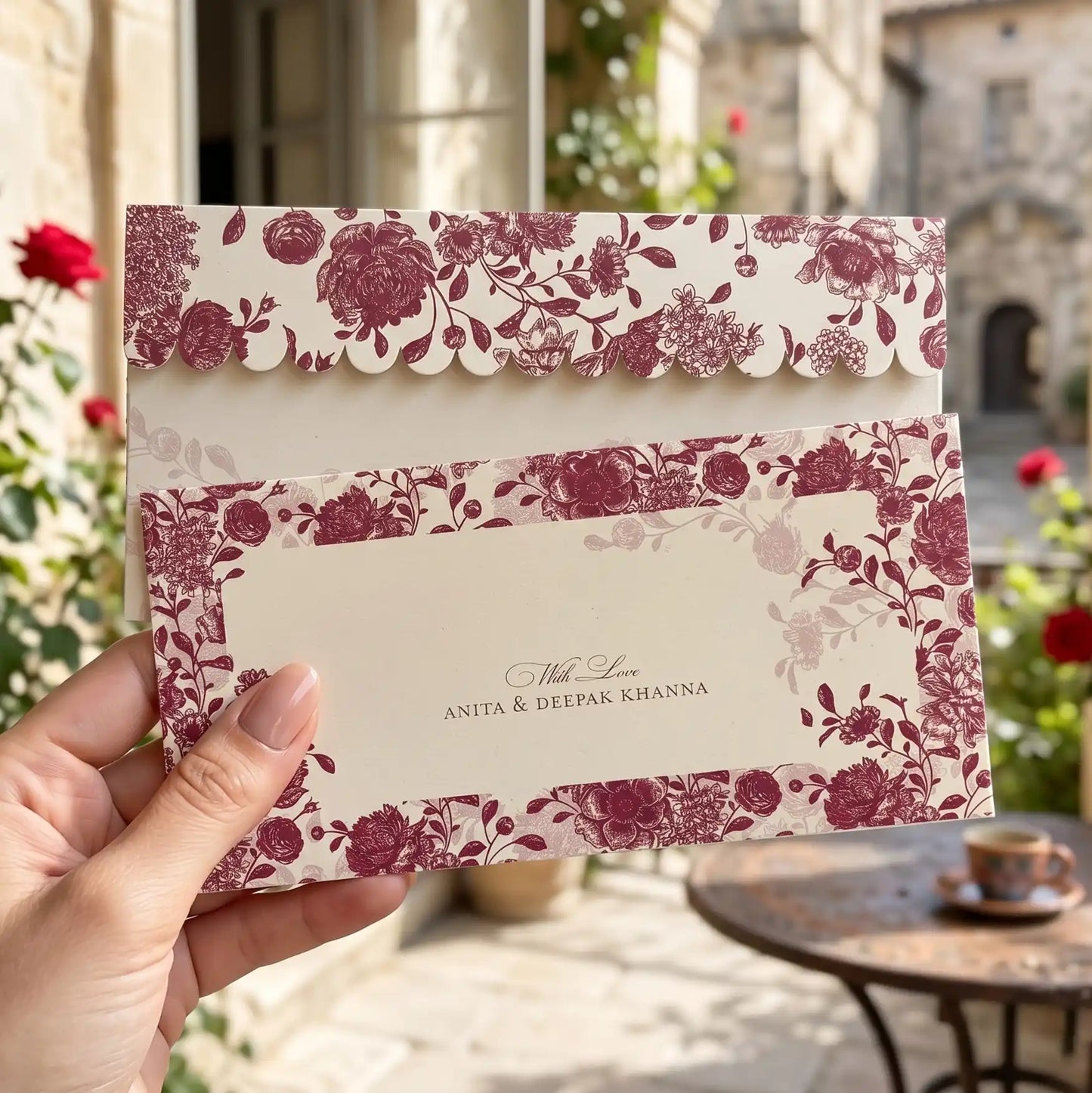 Red Bloom Money Envelopes