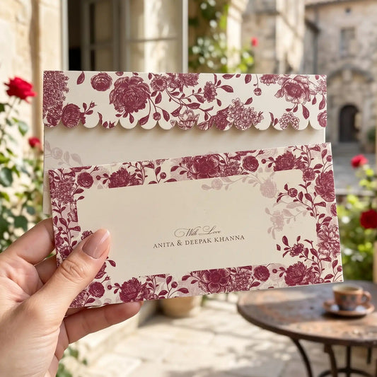 Red Bloom Money Envelopes