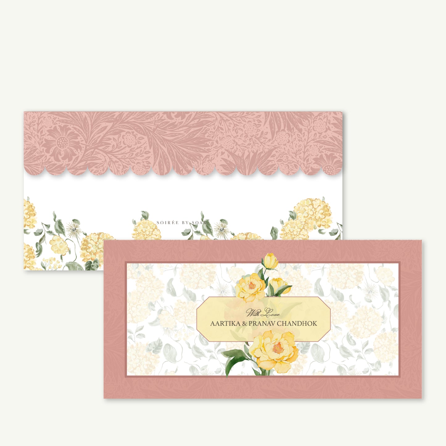 Pastel Peach Fleur Amour Mini Set