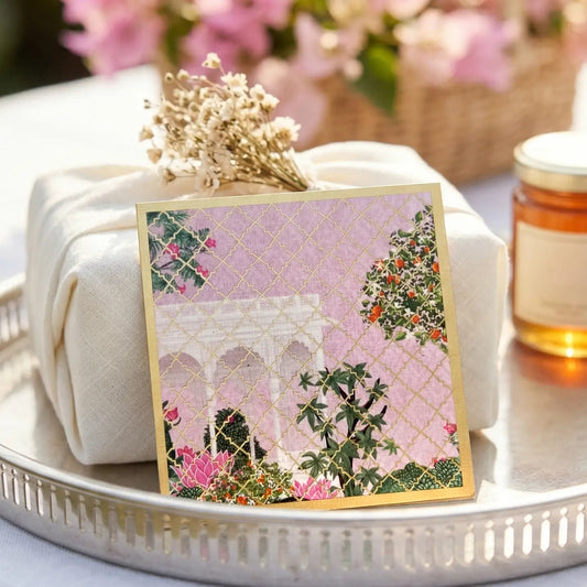 Pink Spring Folded Gift Cards