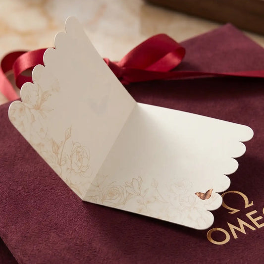 Jolie Folded Cards - Set of 10 Plain (No name)