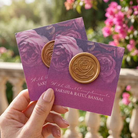 La Vie En Rose Pink Single Sided Gift Tag
