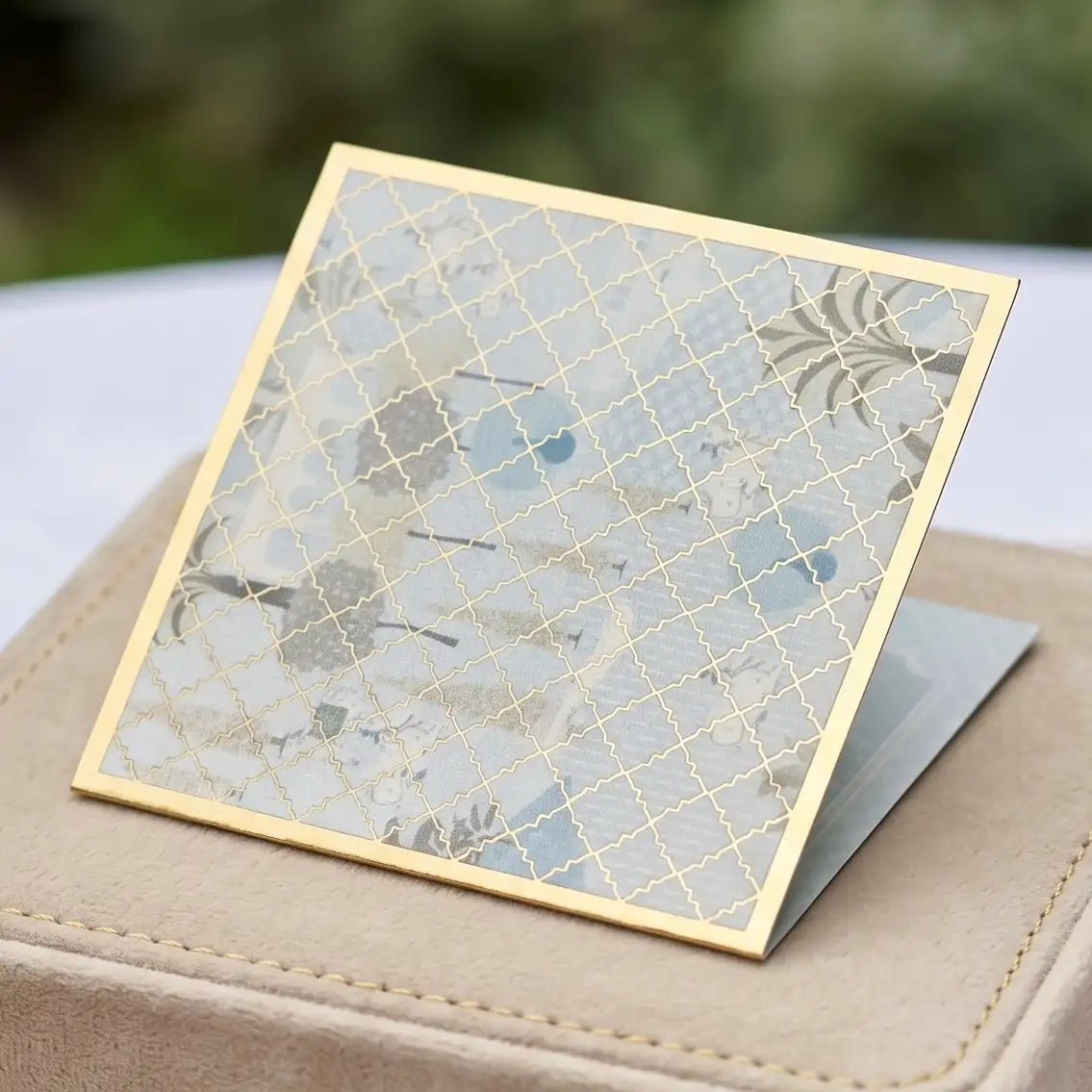 Pale Blue Mirah Folded Gift Cards