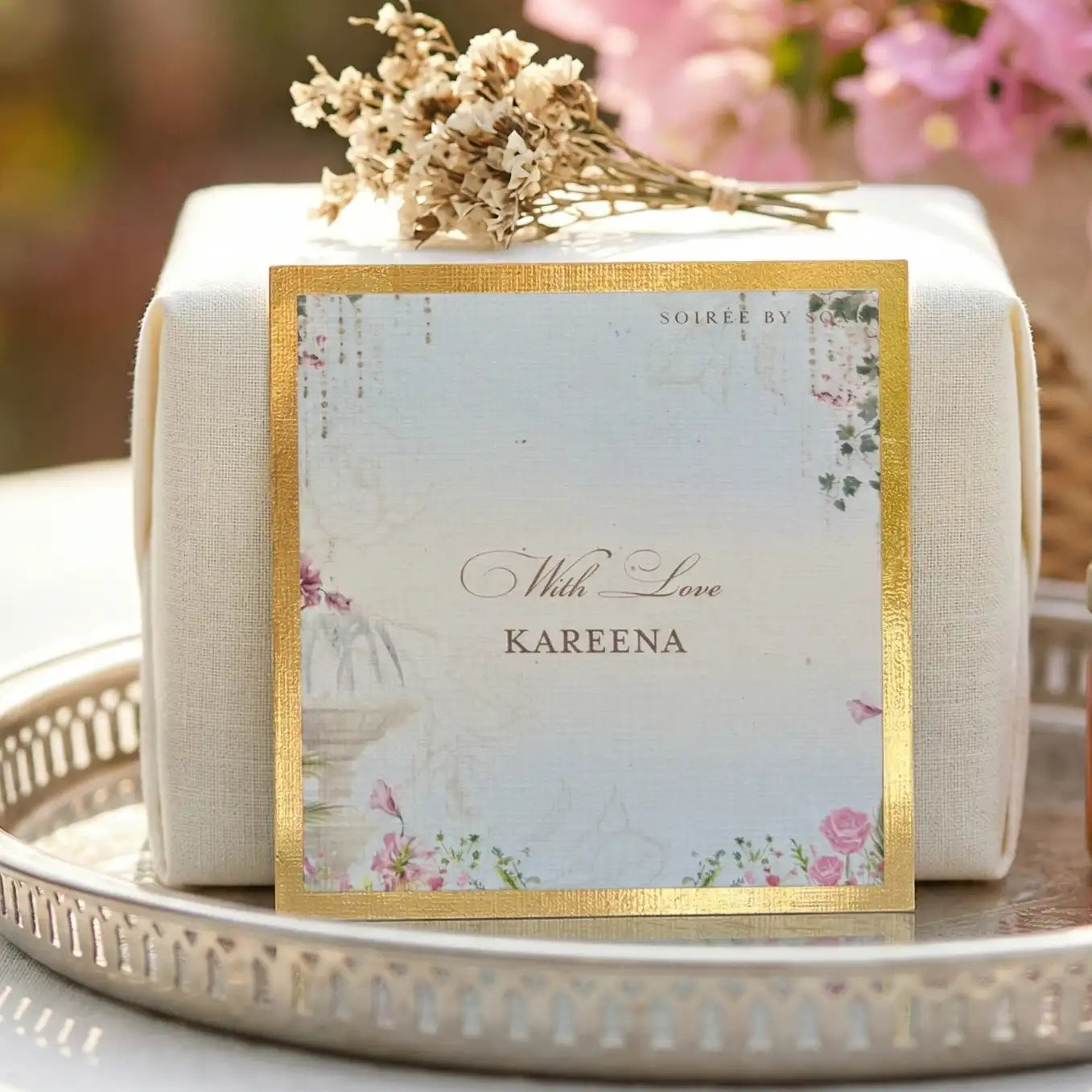 Sky Blue Paradise Single Sided Gift Tag