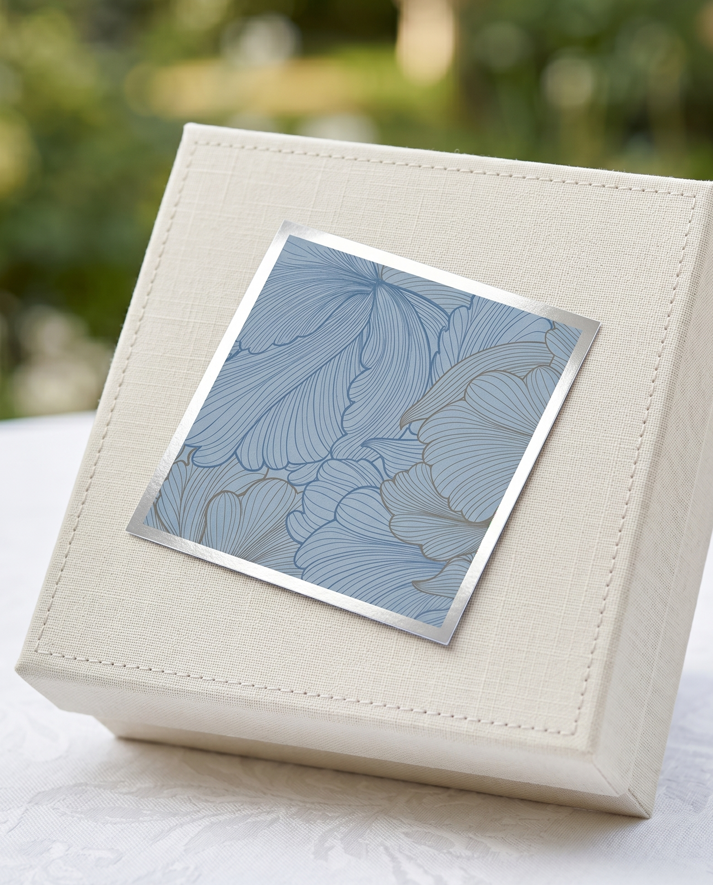 Ice Blue Sauvage Folded Gift Cards