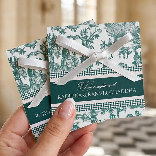 Bottle Green Serena Single Sided Gift Tag