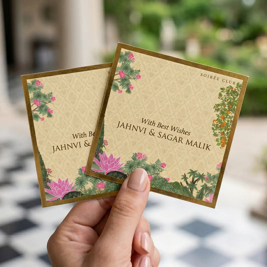Butter Yellow Spring Single Sided Gift Tag