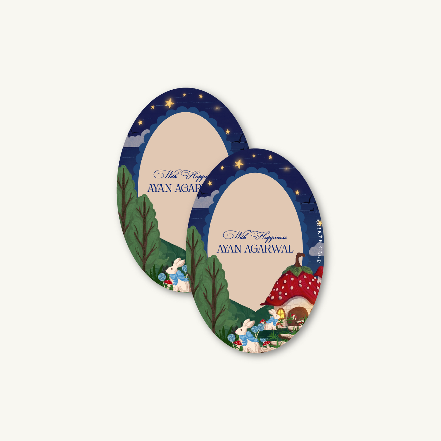 SugarPlum Forest Navy Junior Set