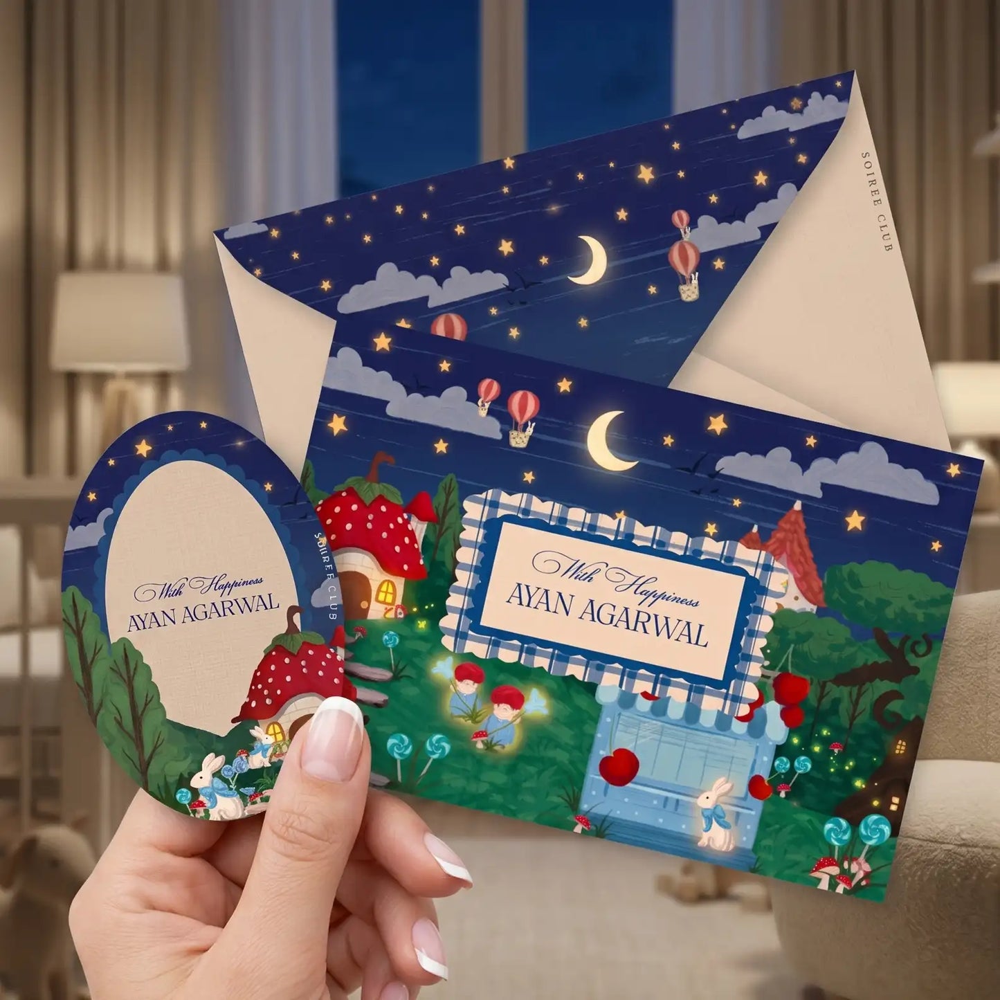 SugarPlum Forest Navy Junior Set