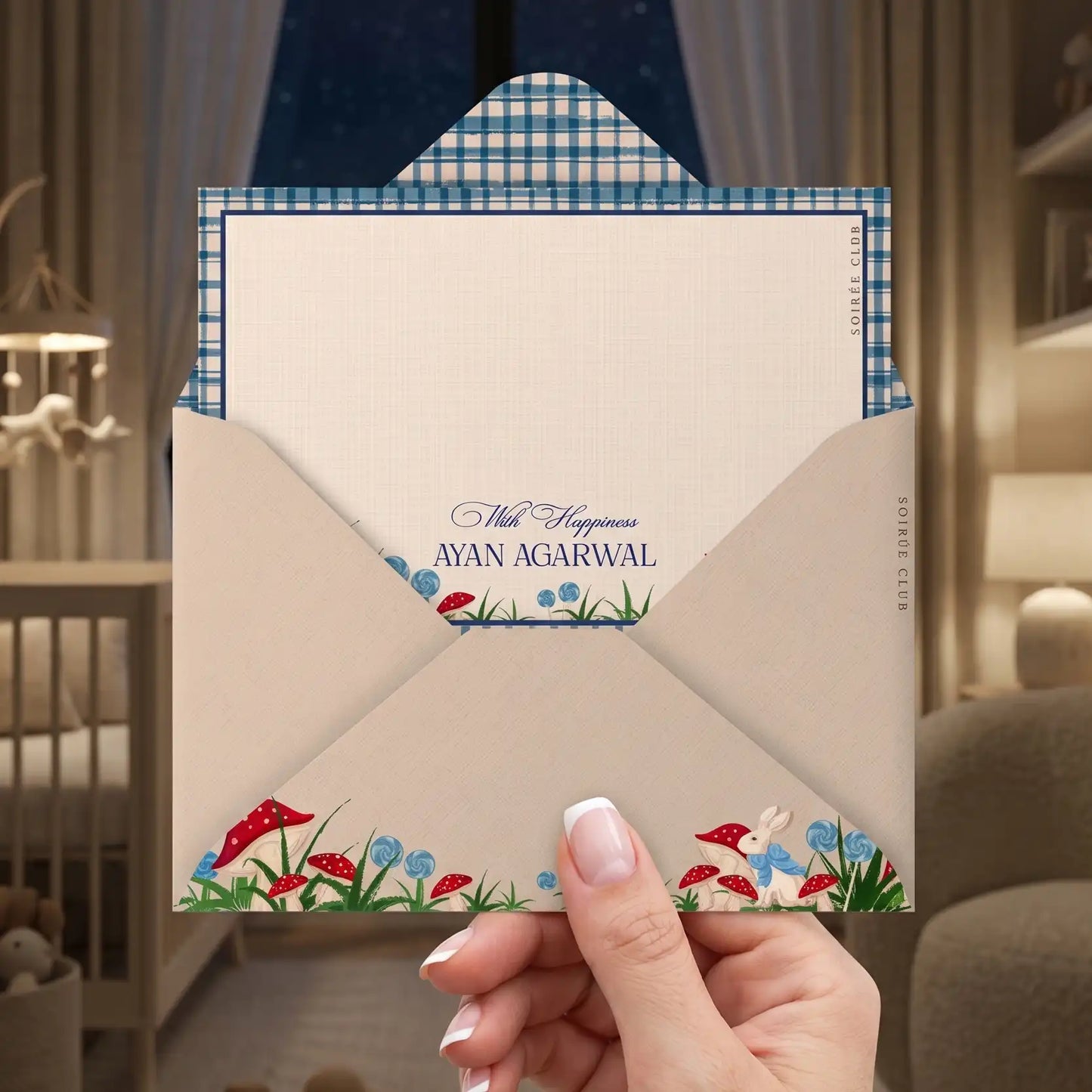 SugarPlum Forest Navy Junior Set