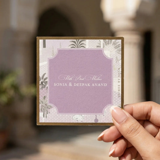 Mauve Mirah Single Sided Gift Tag