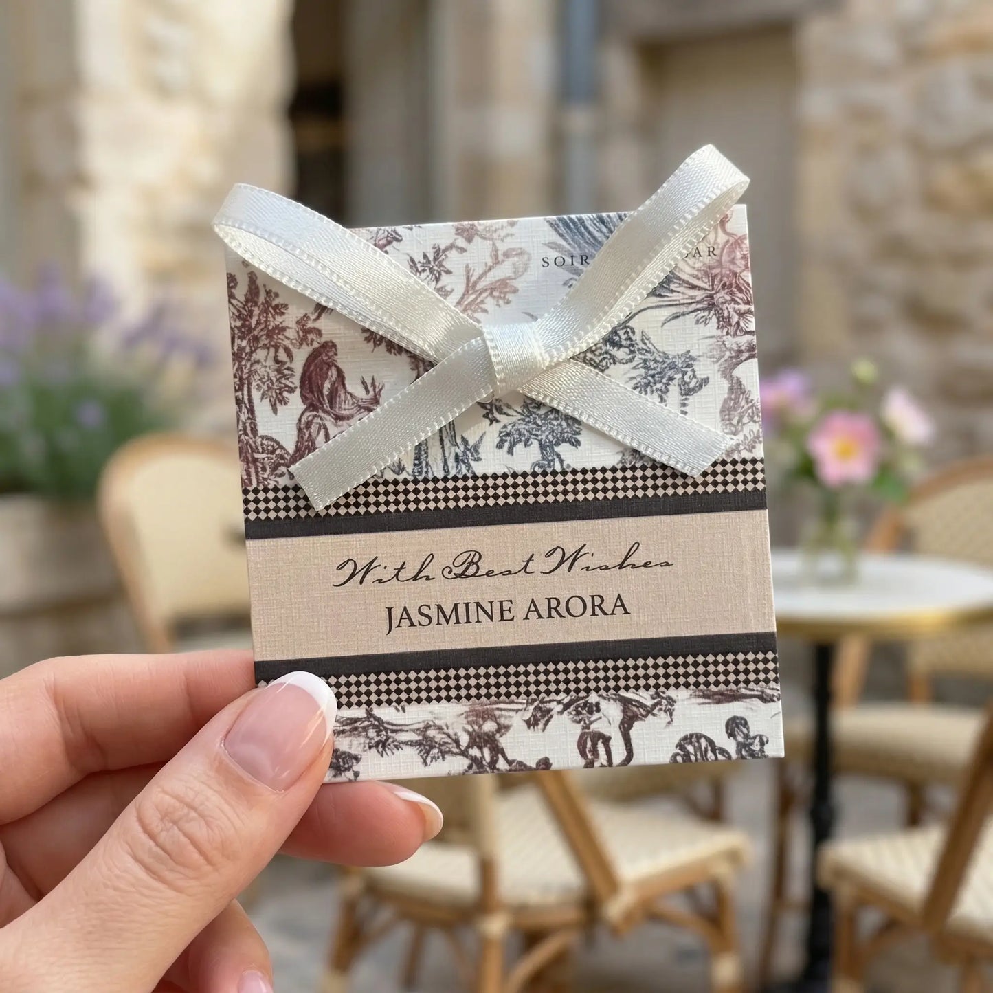 Sand Serena Single Sided Gift Tag
